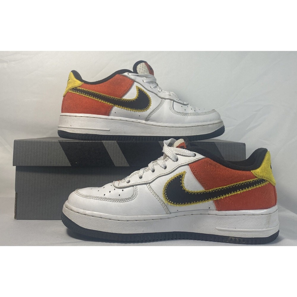 Nike Air Force 1 Low Rayguns Sneaker Shoes DD9530-100 Boys Youth Size 6.5t